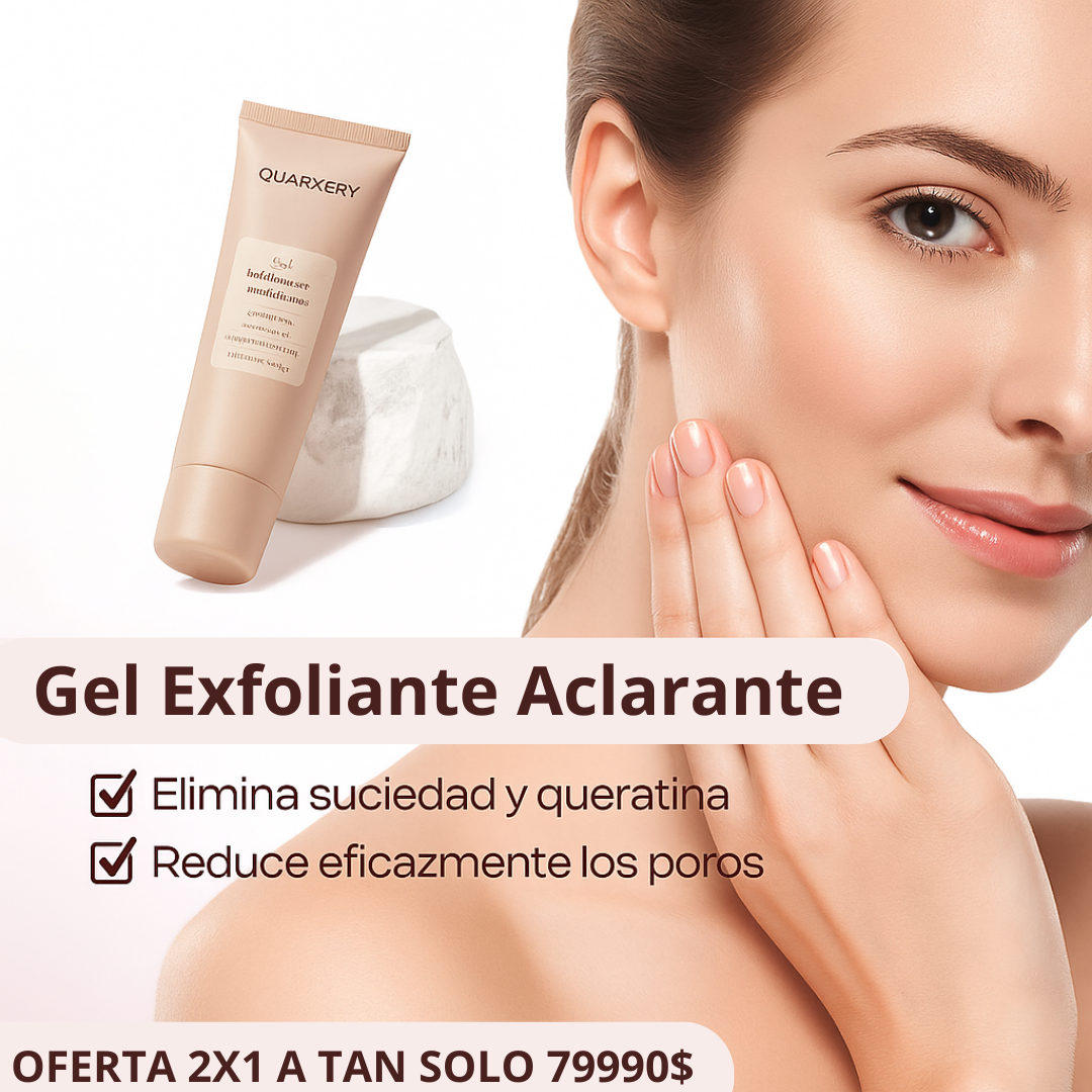 Gel Exfoliante Aclarador De Manchas 2x1
