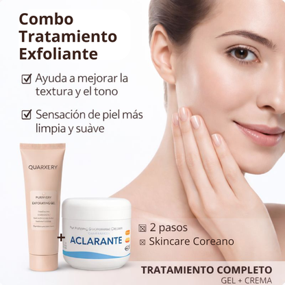 Tratamiento Exfoliación + Crema Aclarante